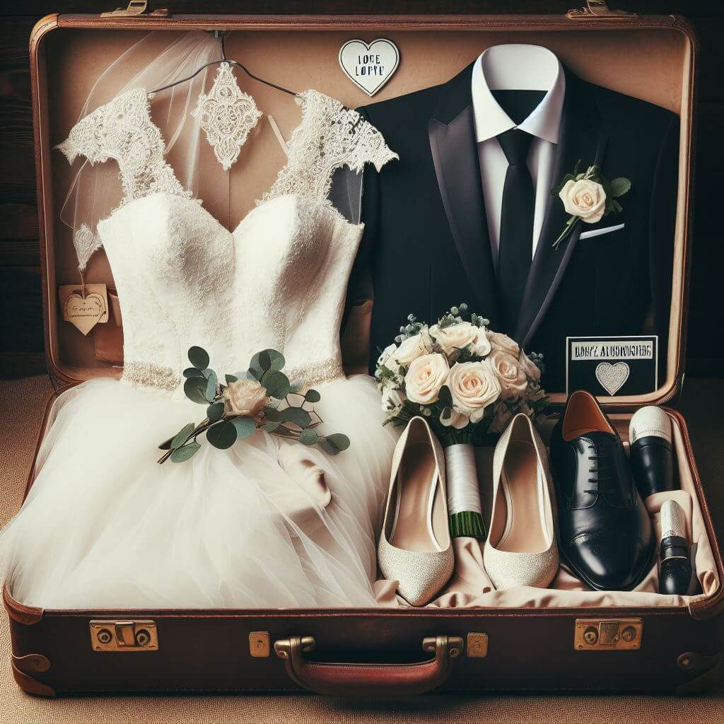 چمدان عروس و داماد